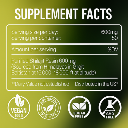 ORBIVION™  Pure Shilajit Resin